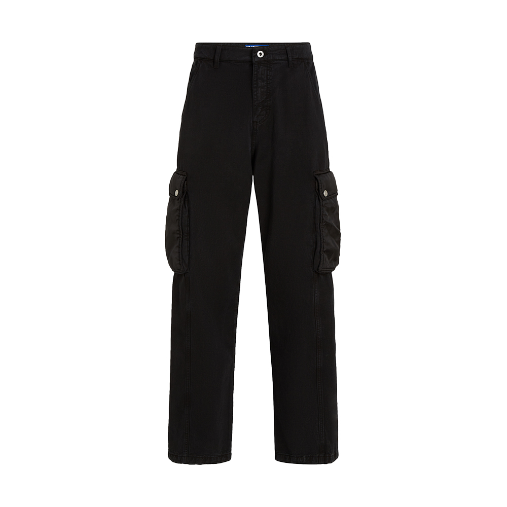 Karl Lagerfeld KLJ MIX MATERIAL UTILITY PANT 245D1002-J101 Karl Lagerfeld KLJ MIX MATERIAL UTILITY PANT 245D1002-J101