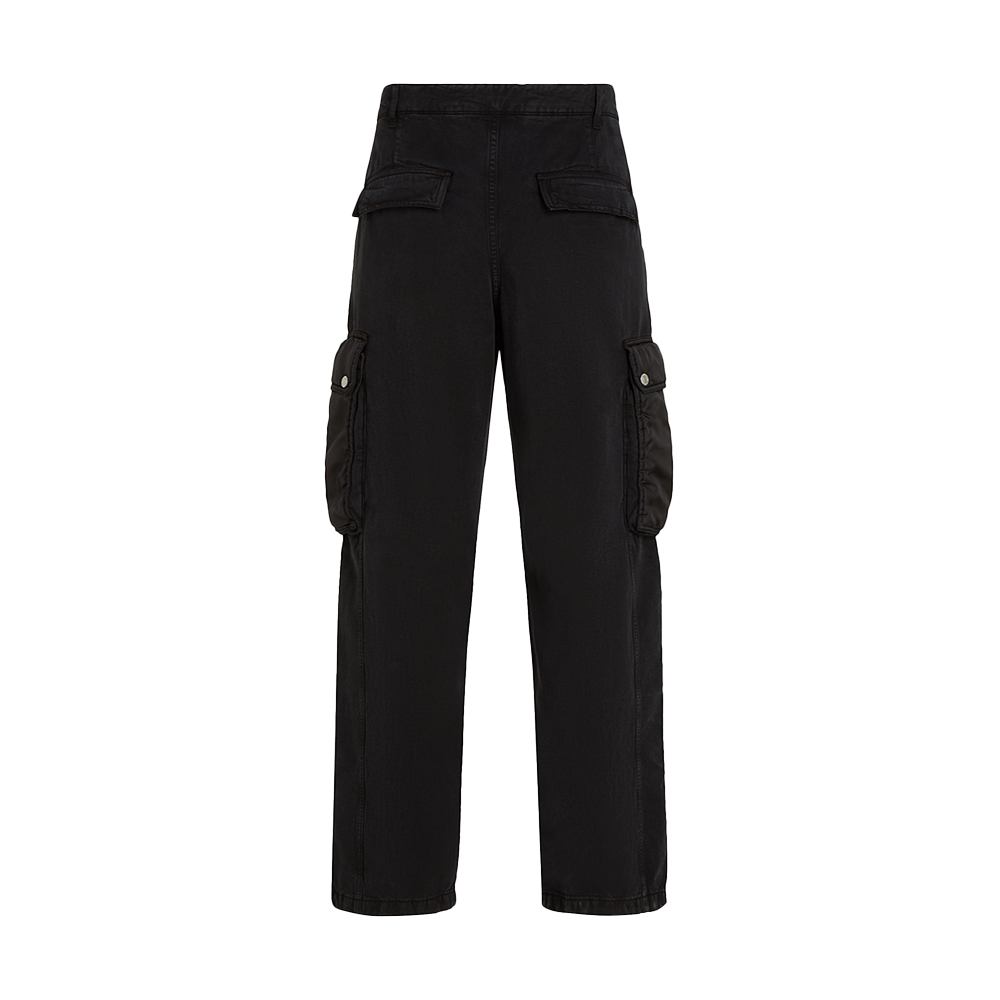 Karl Lagerfeld KLJ MIX MATERIAL UTILITY PANT 245D1002-J101 Karl Lagerfeld KLJ MIX MATERIAL UTILITY PANT 245D1002-J101