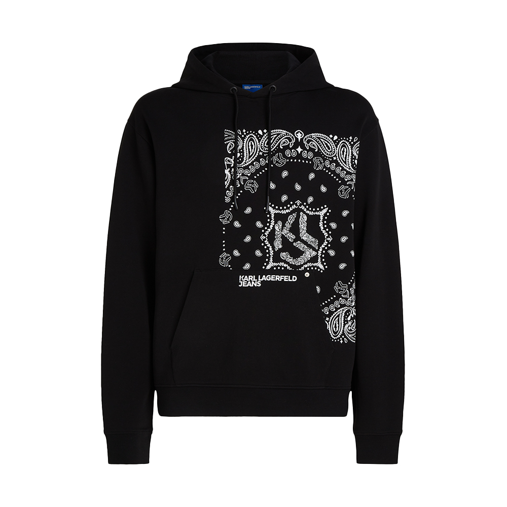 Karl Lagerfeld KLJ REGULAR BANDANA HOODIE 245D1805-J101 Karl Lagerfeld KLJ REGULAR BANDANA HOODIE 245D1805-J101
