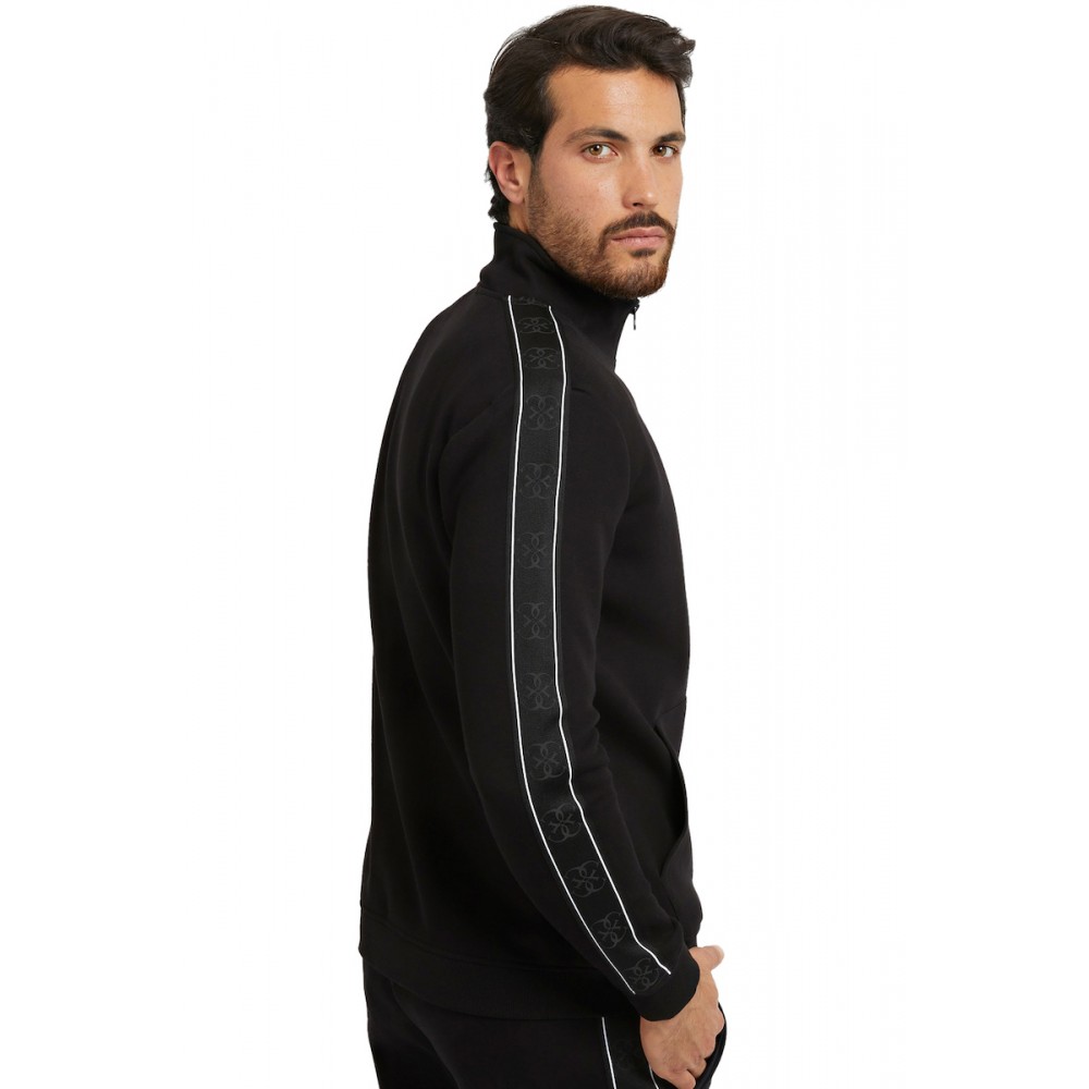 GUESS MICKEY FULL ZIP SWEATSHIRT Z2YQ10KB3P2-JBLK GUESS MICKEY FULL ZIP SWEATSHIRT Z2YQ10KB3P2-JBLK