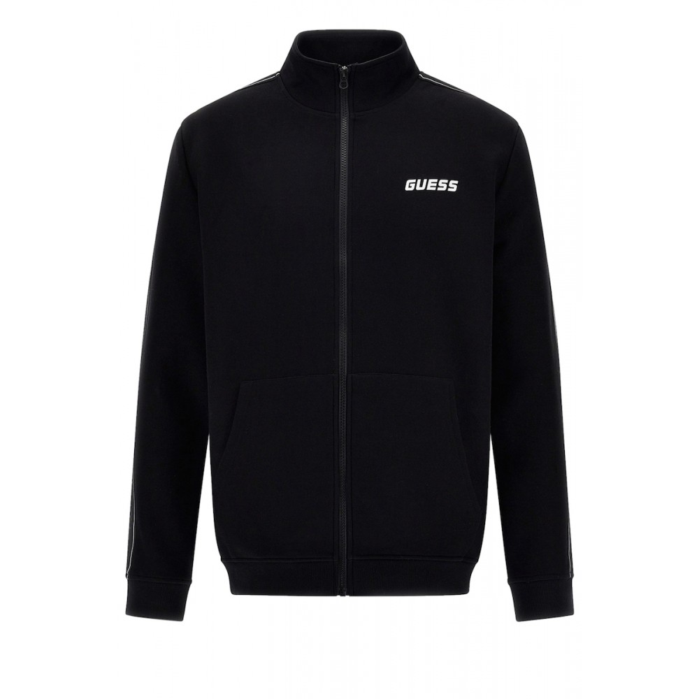GUESS MICKEY FULL ZIP SWEATSHIRT Z2YQ10KB3P2-JBLK GUESS MICKEY FULL ZIP SWEATSHIRT Z2YQ10KB3P2-JBLK