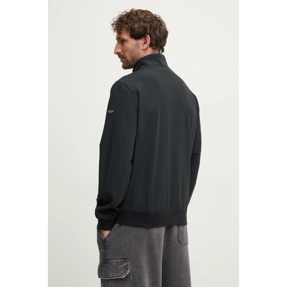 GUESS STRETCH PACKABLE BOMBER M5RL18WGUP2-JBLK GUESS STRETCH PACKABLE BOMBER M5RL18WGUP2-JBLK