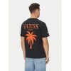 GUESS SS CN GD PALM - COTTON PAUL SUEDED JERSEY 190 M F5GI09KA260-JBLK
