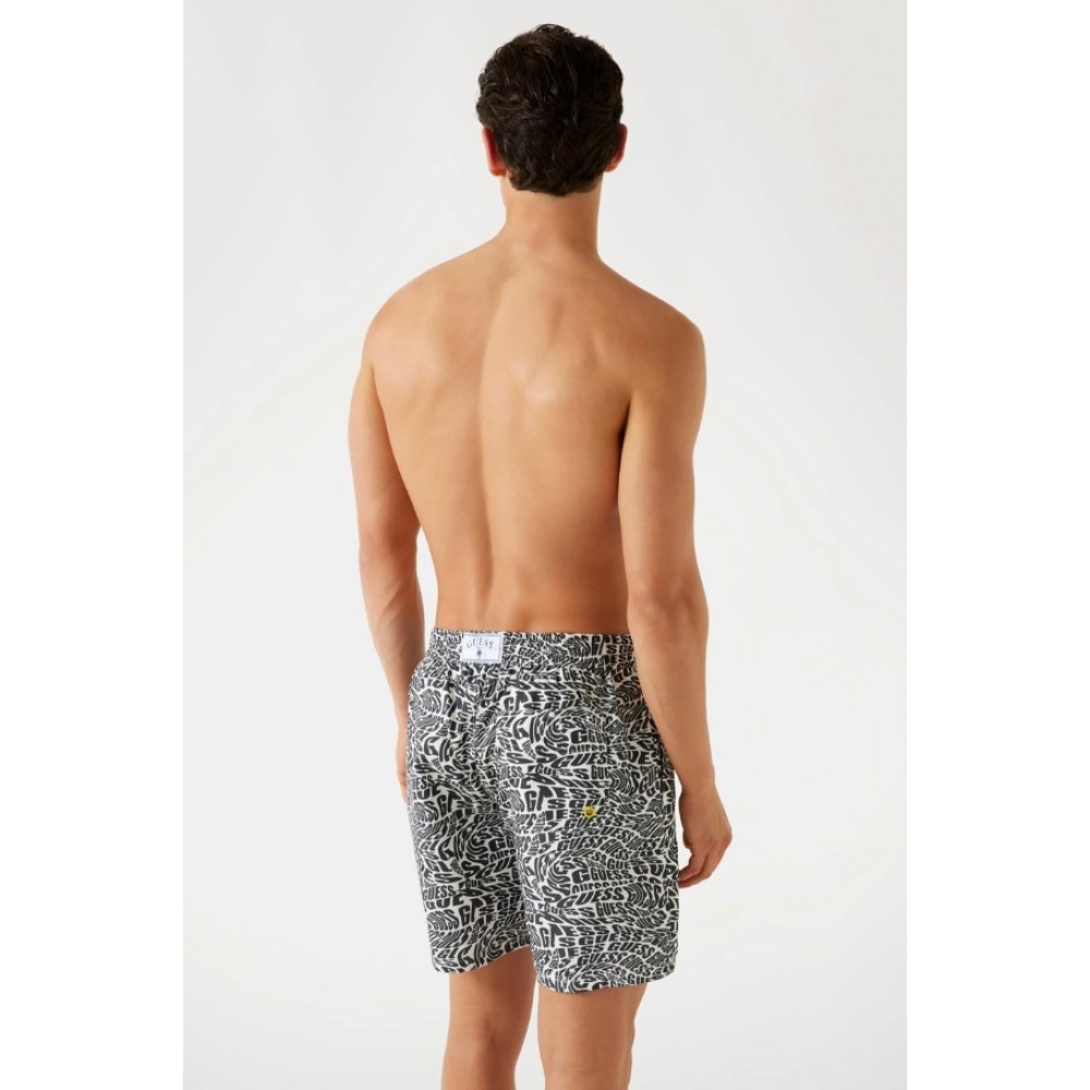 GUESS SWIMTRUNK MEDIUM DIS - RECY POLY PEACH TWILL 115 F5GT04WG2D2-PJ0V GUESS SWIMTRUNK MEDIUM DIS - RECY POLY PEACH TWILL 115 F5GT04WG2D2-PJ0V