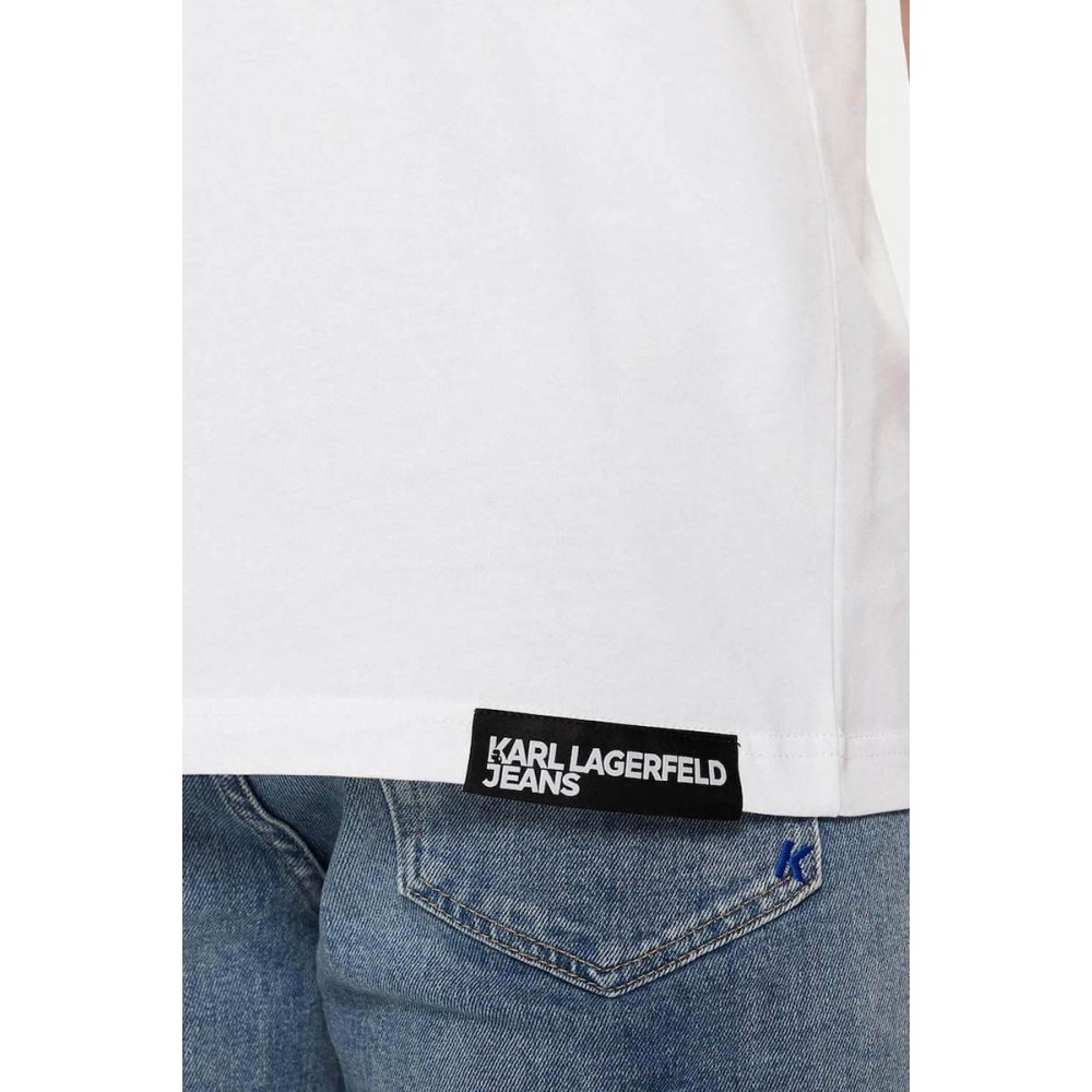 KARL LAGERFELD KLJ SLIM SS TEE A1M17003-100 KARL LAGERFELD KLJ SLIM SS TEE A1M17003-100