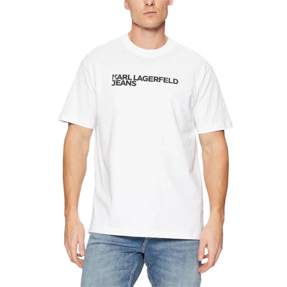 KARL LAGERFELD KLJ REG SS ESSENTIAL TEE A1M17002-100 KARL LAGERFELD KLJ REG SS ESSENTIAL TEE A1M17002-100