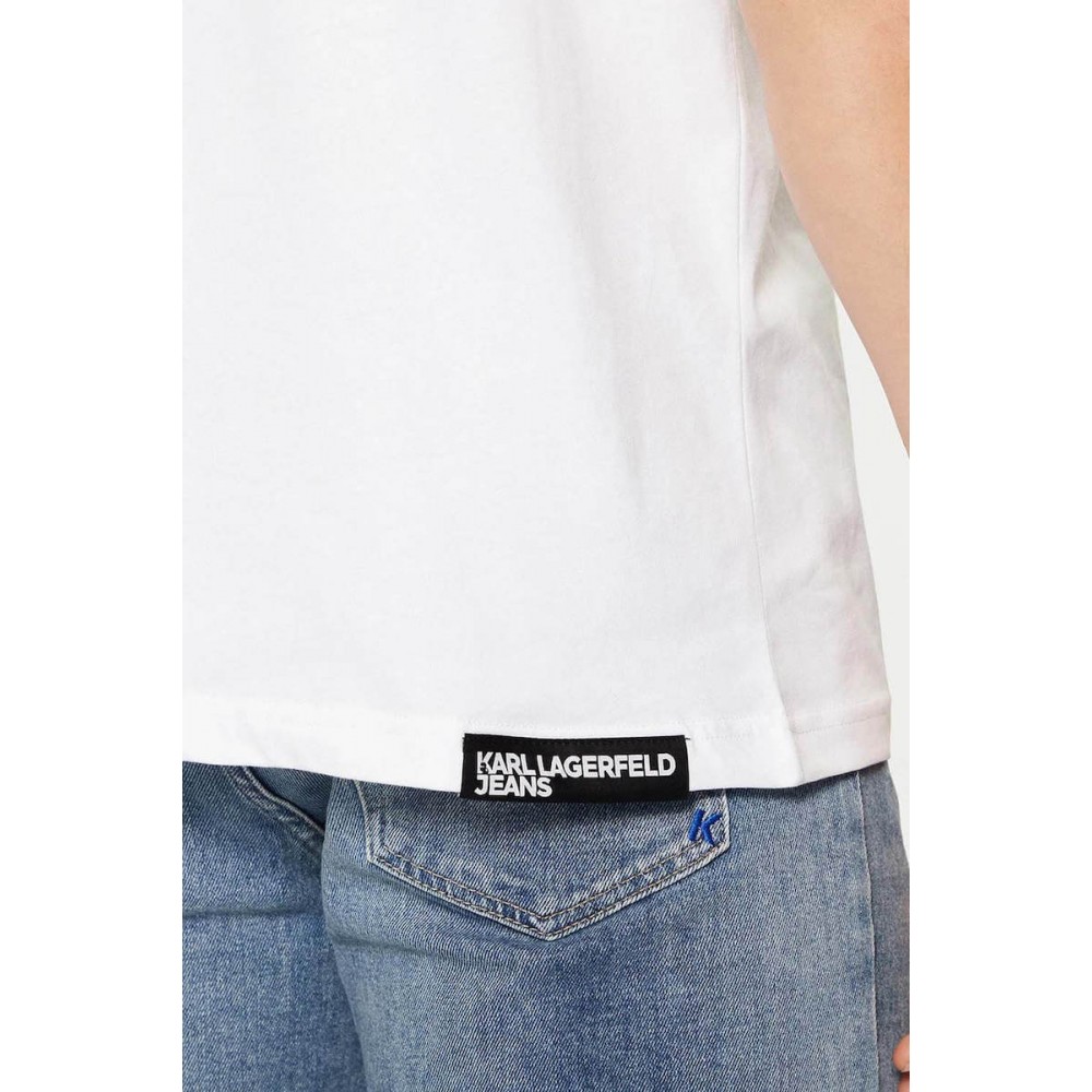 KARL LAGERFELD KLJ REG SS ESSENTIAL TEE A1M17002-100 KARL LAGERFELD KLJ REG SS ESSENTIAL TEE A1M17002-100