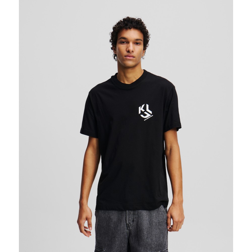 KARL LAGERFELD KLJ REG MONOGRAM TEE A2M17072-999 KARL LAGERFELD KLJ REG MONOGRAM TEE A2M17072-999