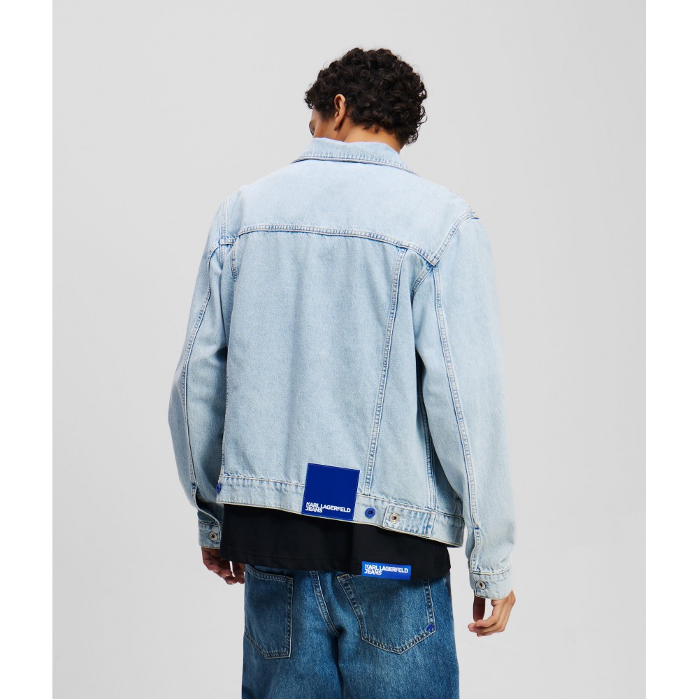 KARL LAGERFELD KLJ REGULAR DENIM JACKET A2M14031-1MW KARL LAGERFELD KLJ REGULAR DENIM JACKET A2M14031-1MW