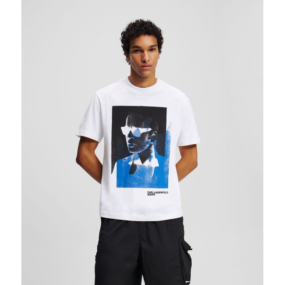 KARL LAGERFELD KLJ REG SS KARL TEE A2M17036-100 KARL LAGERFELD KLJ REG SS KARL TEE A2M17036-100