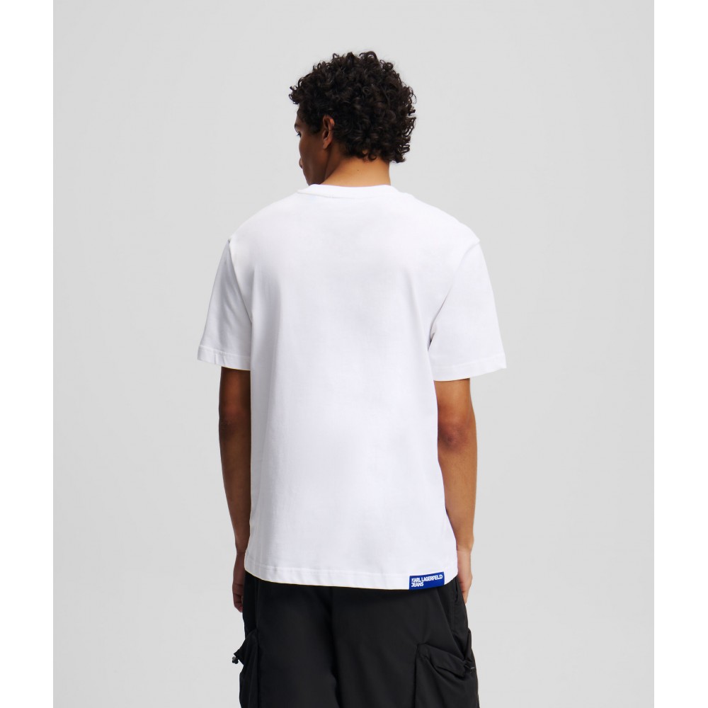 KARL LAGERFELD KLJ REG SS KARL TEE A2M17036-100 KARL LAGERFELD KLJ REG SS KARL TEE A2M17036-100