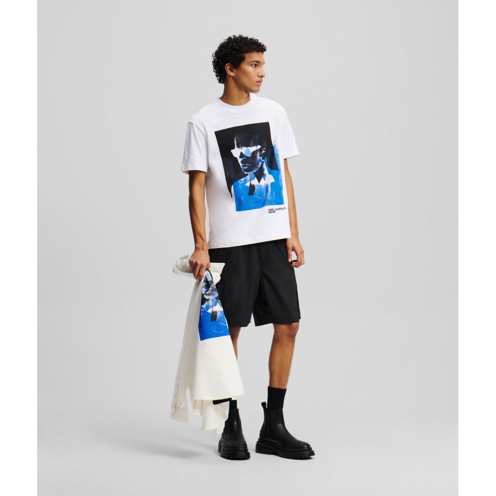 KARL LAGERFELD KLJ REG SS KARL TEE A2M17036-100 KARL LAGERFELD KLJ REG SS KARL TEE A2M17036-100
