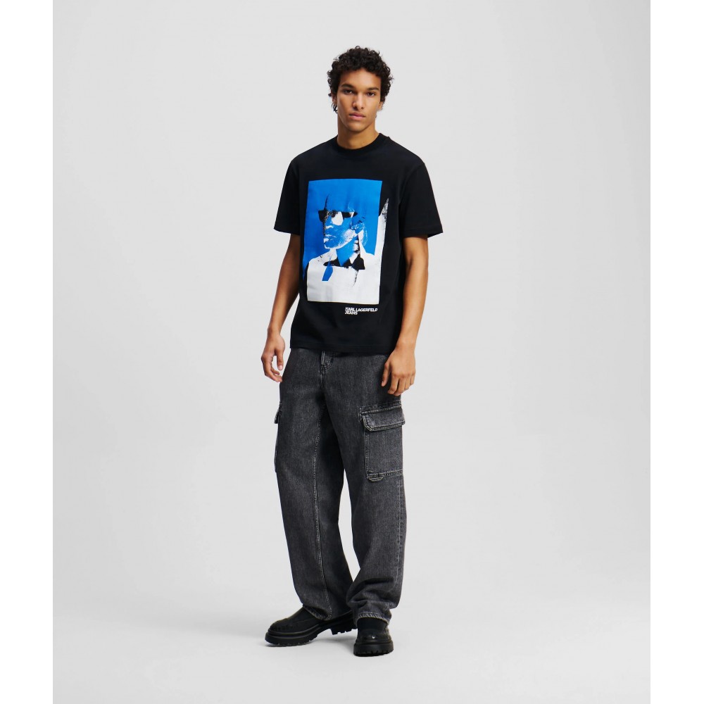 KARL LAGERFELD KLJ REG SS KARL TEE A2M17036-999 KARL LAGERFELD KLJ REG SS KARL TEE A2M17036-999