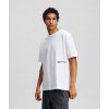 KARL LAGERFELD KLJ RELAXED BACK STRIPE TEE A2M17051-100 KARL LAGERFELD KLJ RELAXED BACK STRIPE TEE A2M17051-100