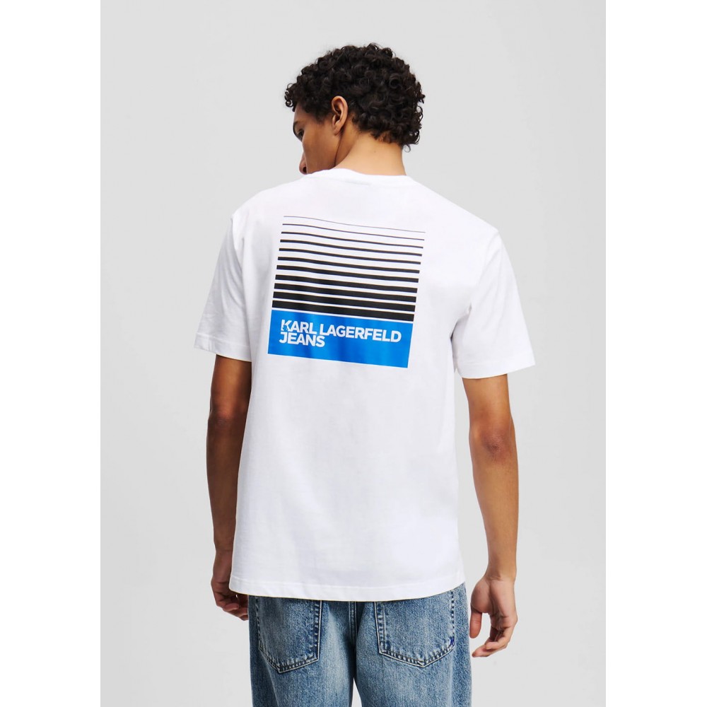 KARL LAGERFELD KLJ REG BOX FADE LOGO TEE A2M17041-100 KARL LAGERFELD KLJ REG BOX FADE LOGO TEE A2M17041-100