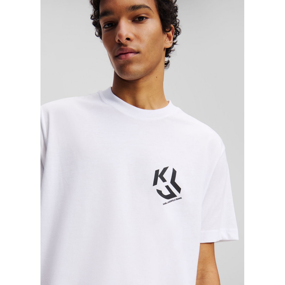 KARL LAGERFELD KLJ REG MONOGRAM TEE A2M17072-100 KARL LAGERFELD KLJ REG MONOGRAM TEE A2M17072-100