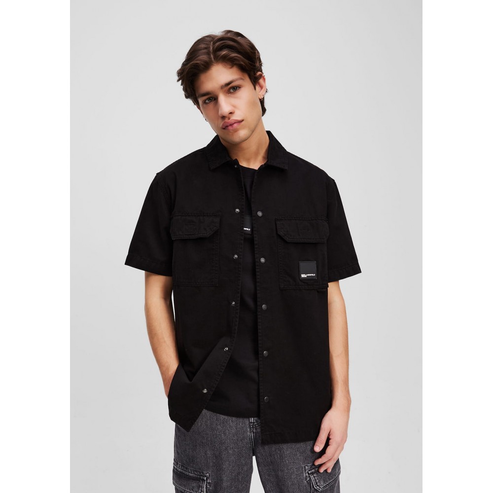 KARL LAGERFELD KLJ SS POCKET SHIRT A2M16019-999 KARL LAGERFELD KLJ SS POCKET SHIRT A2M16019-999