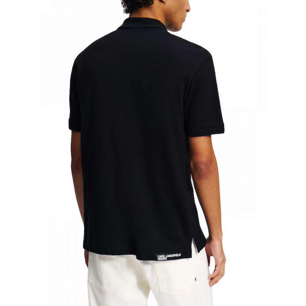KARL LAGERFELD KLJ REGULAR PIQUE POLO A2M17094-999 KARL LAGERFELD KLJ REGULAR PIQUE POLO A2M17094-999