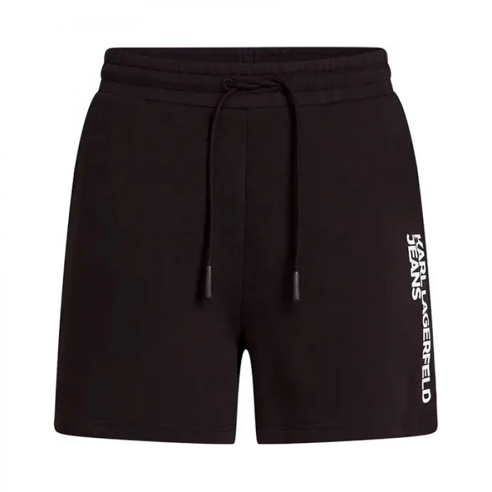 KARL LAGERFELD KLJ TEXT LOGO SWEATSHORT A2M10166-999 KARL LAGERFELD KLJ TEXT LOGO SWEATSHORT A2M10166-999