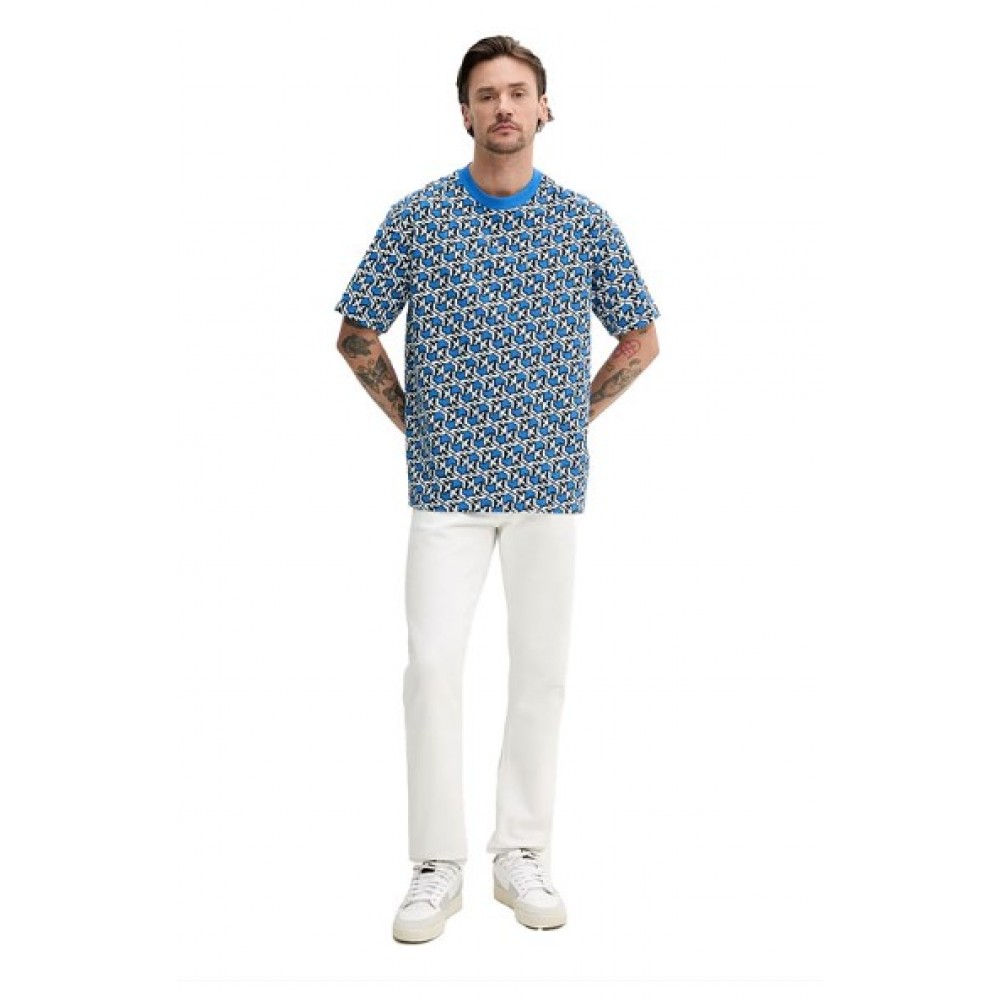 KARL LAGERFELD KLJ RELAXED SS GEO AOP TEE A2M17044-1ED KARL LAGERFELD KLJ RELAXED SS GEO AOP TEE A2M17044-1ED