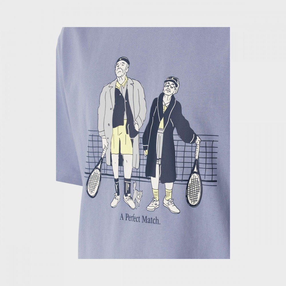 NEW BALANCE A PERFECT MATCH TENNIS T SHIRT MT51412-DUS NEW BALANCE A PERFECT MATCH TENNIS T SHIRT MT51412-DUS