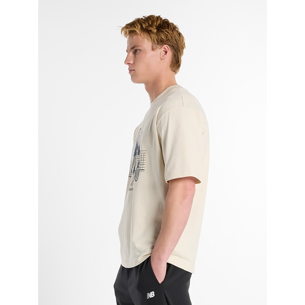 NEW BALANCE A PERFECT MATCH TENNIS T SHIRT MT51412-LIN NEW BALANCE A PERFECT MATCH TENNIS T SHIRT MT51412-LIN