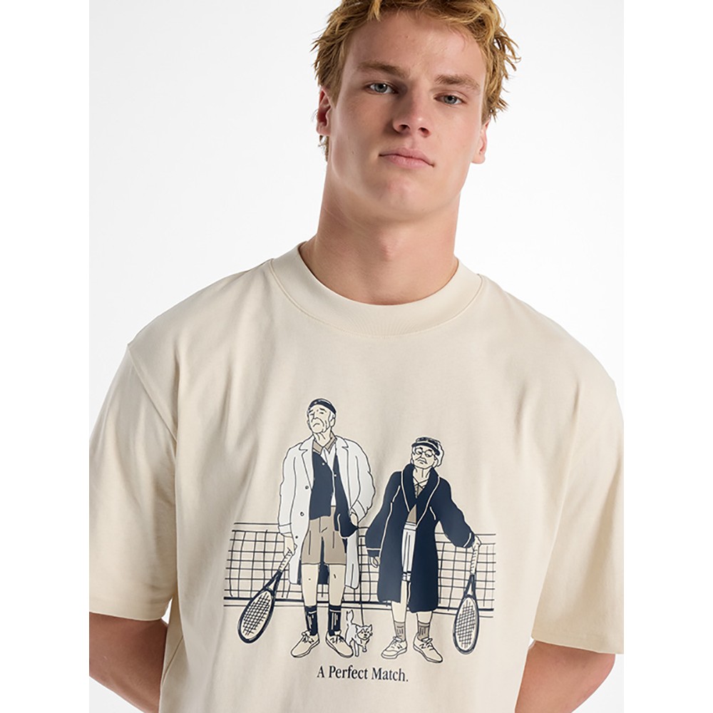 NEW BALANCE A PERFECT MATCH TENNIS T SHIRT MT51412-LIN NEW BALANCE A PERFECT MATCH TENNIS T SHIRT MT51412-LIN