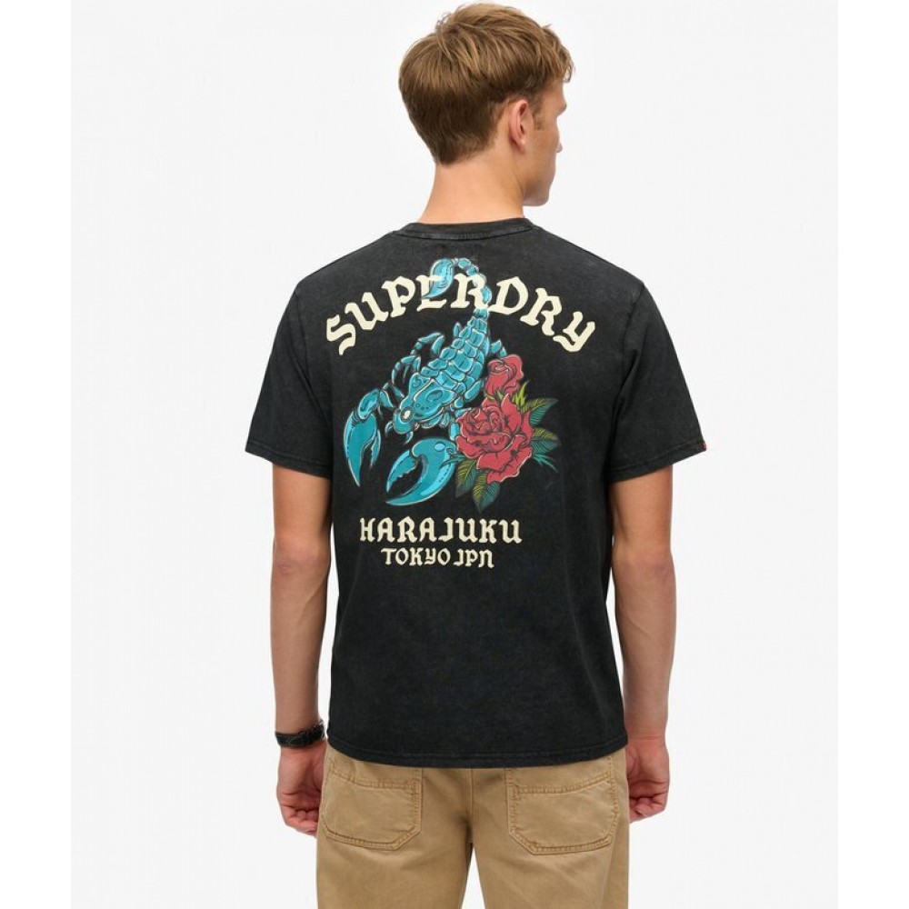 SUPERDRY D2 OVIN NEO TRAD TATTOO LOOSE M1012130A-02A SUPERDRY D2 OVIN NEO TRAD TATTOO LOOSE M1012130A-02A