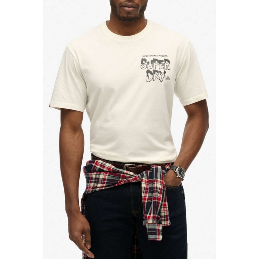 SUPERDRY D2 OVIN B-MOVIE GRAPHIC LOOSE M1012124A-71D SUPERDRY D2 OVIN B-MOVIE GRAPHIC LOOSE M1012124A-71D