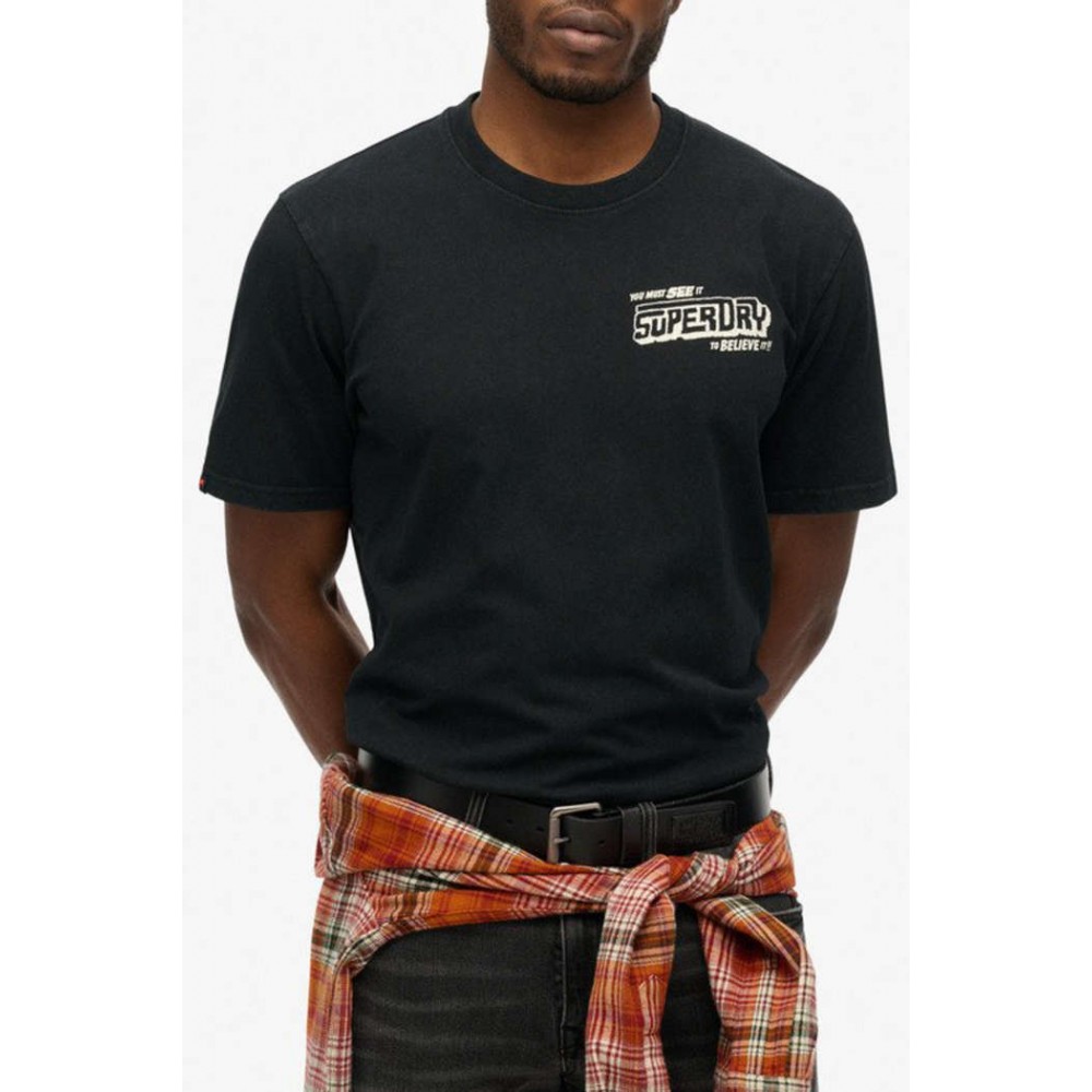 SUPERDRY D2 OVIN B-MOVIE GRAPHIC LOOSE M1012124A-02A SUPERDRY D2 OVIN B-MOVIE GRAPHIC LOOSE M1012124A-02A