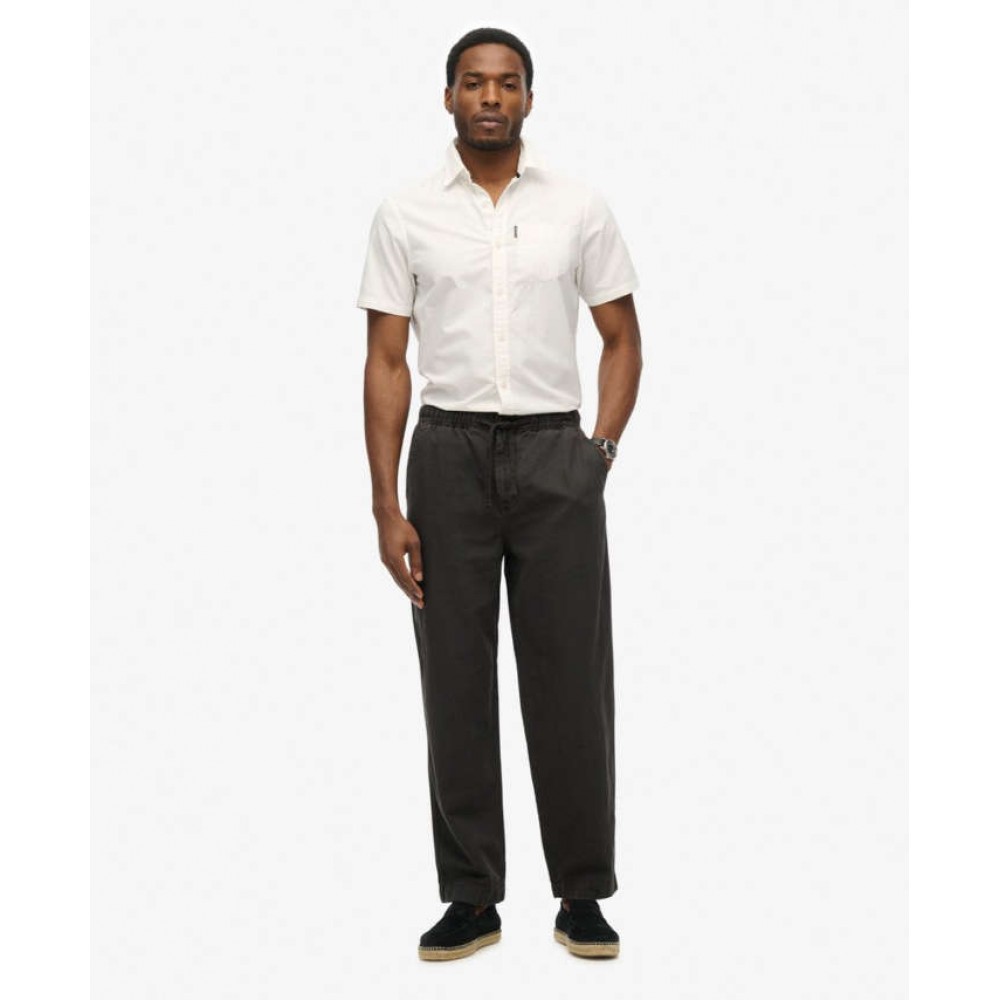 SUPERDRY D2 STUD MERCHANT DRAWSTRING PANT M7011395A-AFB SUPERDRY D2 STUD MERCHANT DRAWSTRING PANT M7011395A-AFB