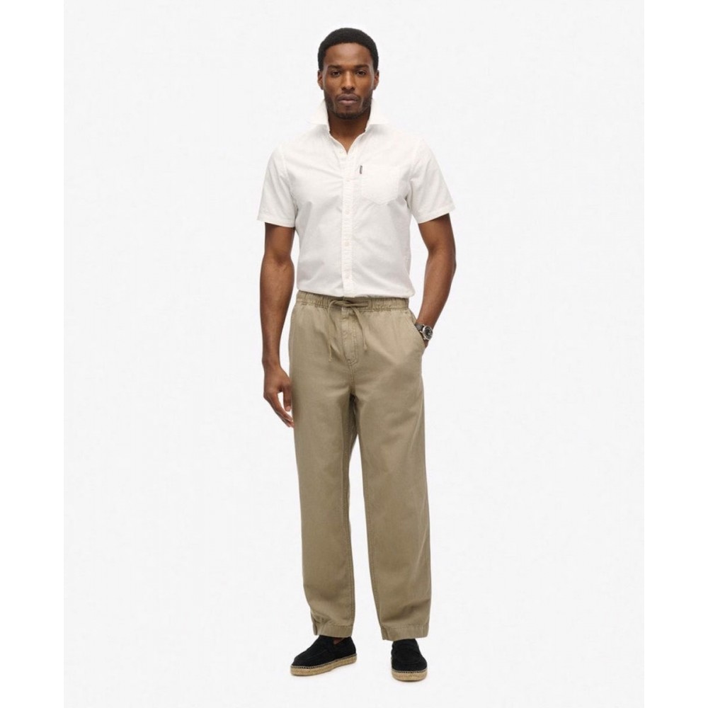 SUPERDRY D2 STUD MERCHANT DRAWSTRING PANT M7011395A-1KH SUPERDRY D2 STUD MERCHANT DRAWSTRING PANT M7011395A-1KH
