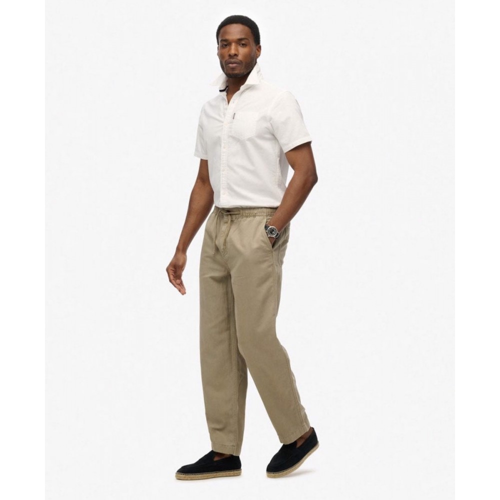 SUPERDRY D2 STUD MERCHANT DRAWSTRING PANT M7011395A-1KH SUPERDRY D2 STUD MERCHANT DRAWSTRING PANT M7011395A-1KH
