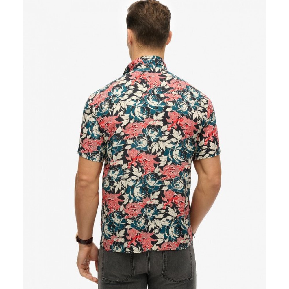 SUPERDRY D2 STUD MERCHANT HAWAIIAN M4010945A-F4O SUPERDRY D2 STUD MERCHANT HAWAIIAN M4010945A-F4O