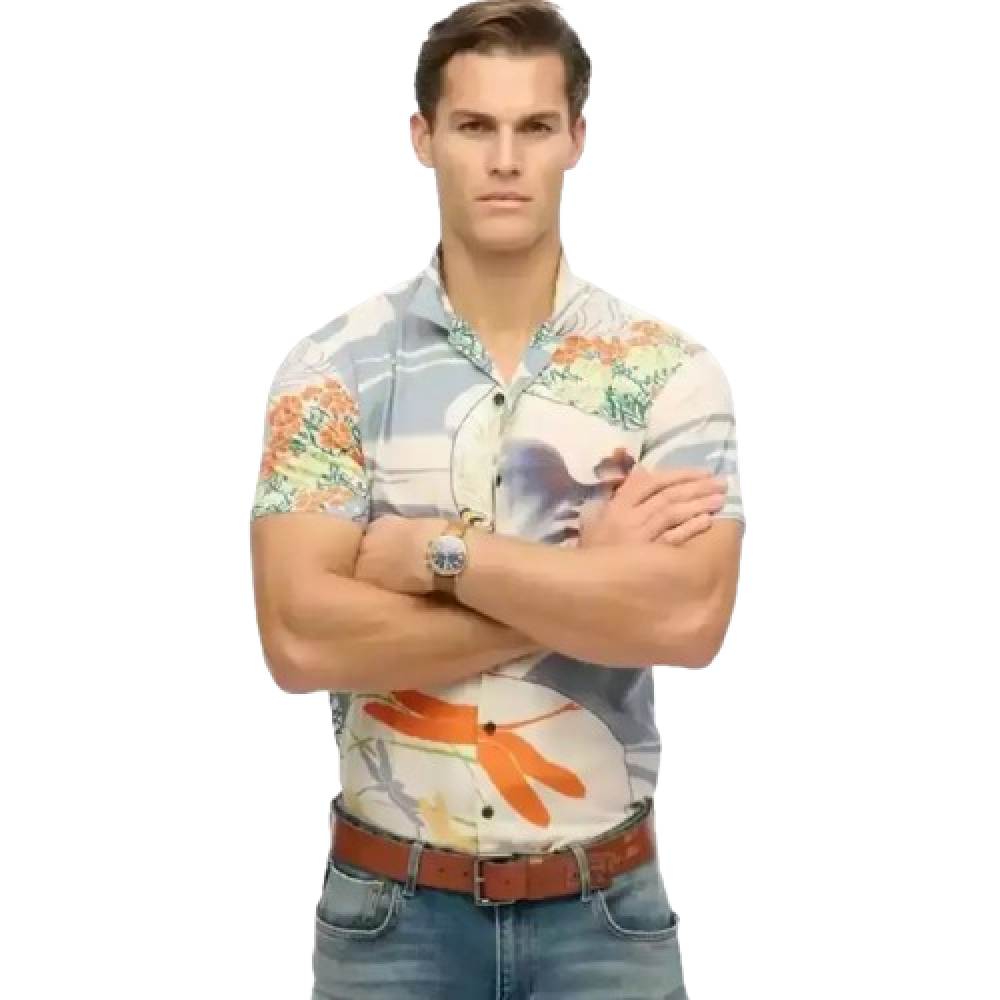 SUPERDRY D2 STUD MERCHANT HAWAIIAN M4010945A-F5N