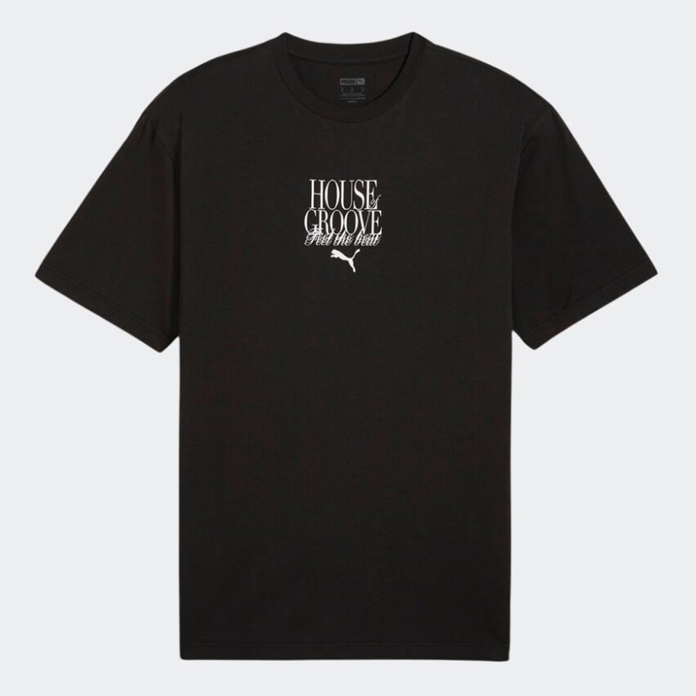 PUMA GRAPHICS HOUSE OF GROOVE Relaxed Tee 628008-01 PUMA GRAPHICS HOUSE OF GROOVE Relaxed Tee 628008-01