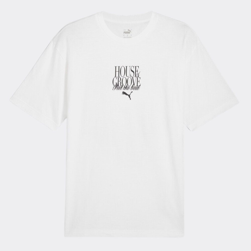 PUMA GRAPHICS HOUSE OF GROOVE Relaxed Tee 628008-02 PUMA GRAPHICS HOUSE OF GROOVE Relaxed Tee 628008-02